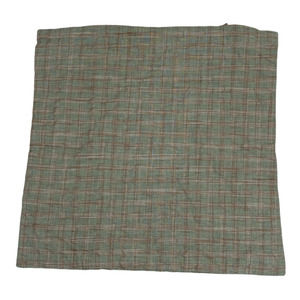 Zara Home Green Plaid Square Pillow Case